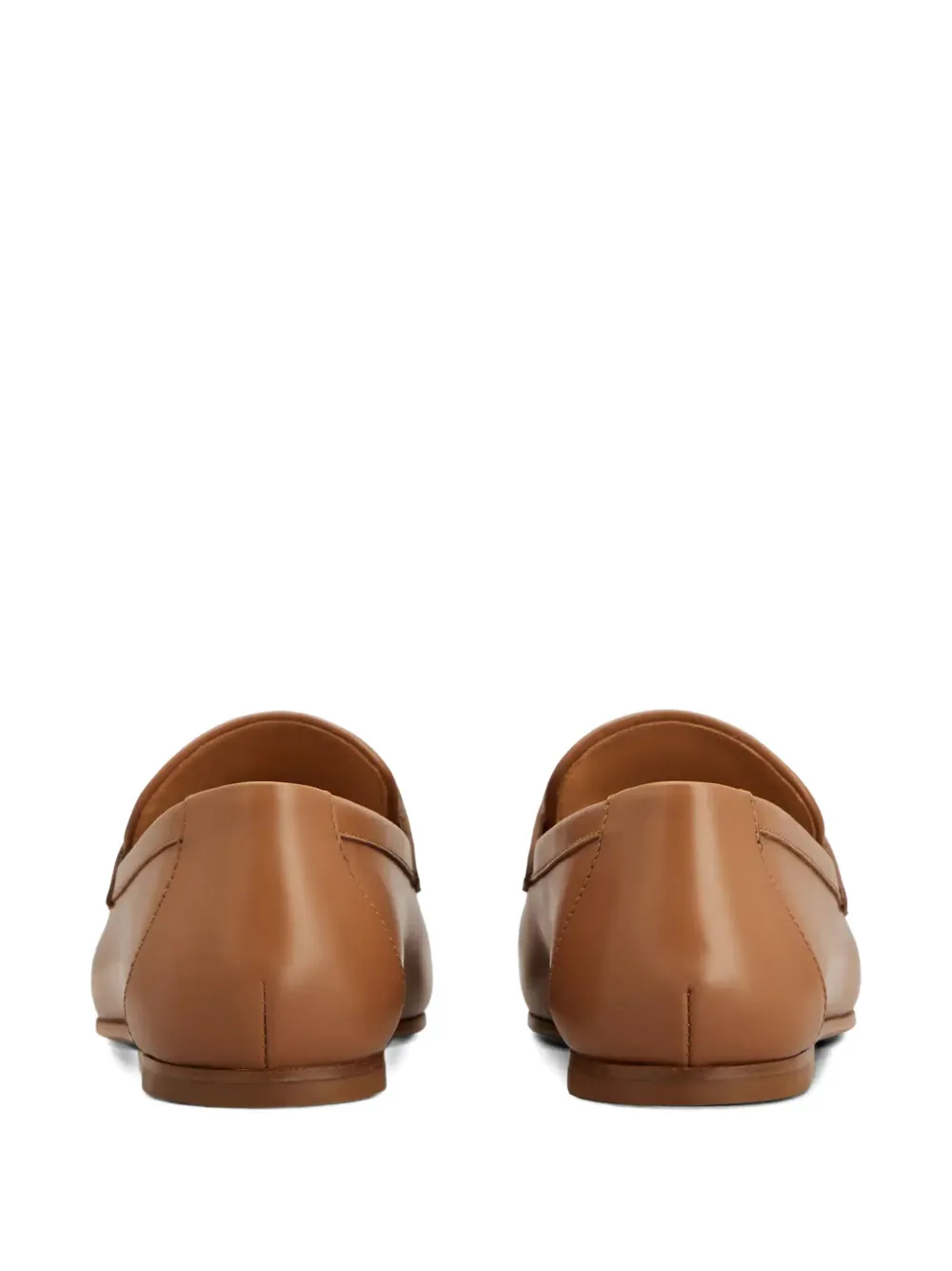 Tod's metal-bar leather loafers Black