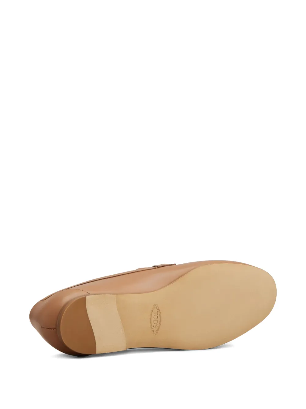 Tod's metal-bar leather loafers Black