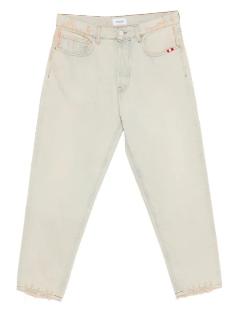 AMISH Jeremiah frayed-hem jeans