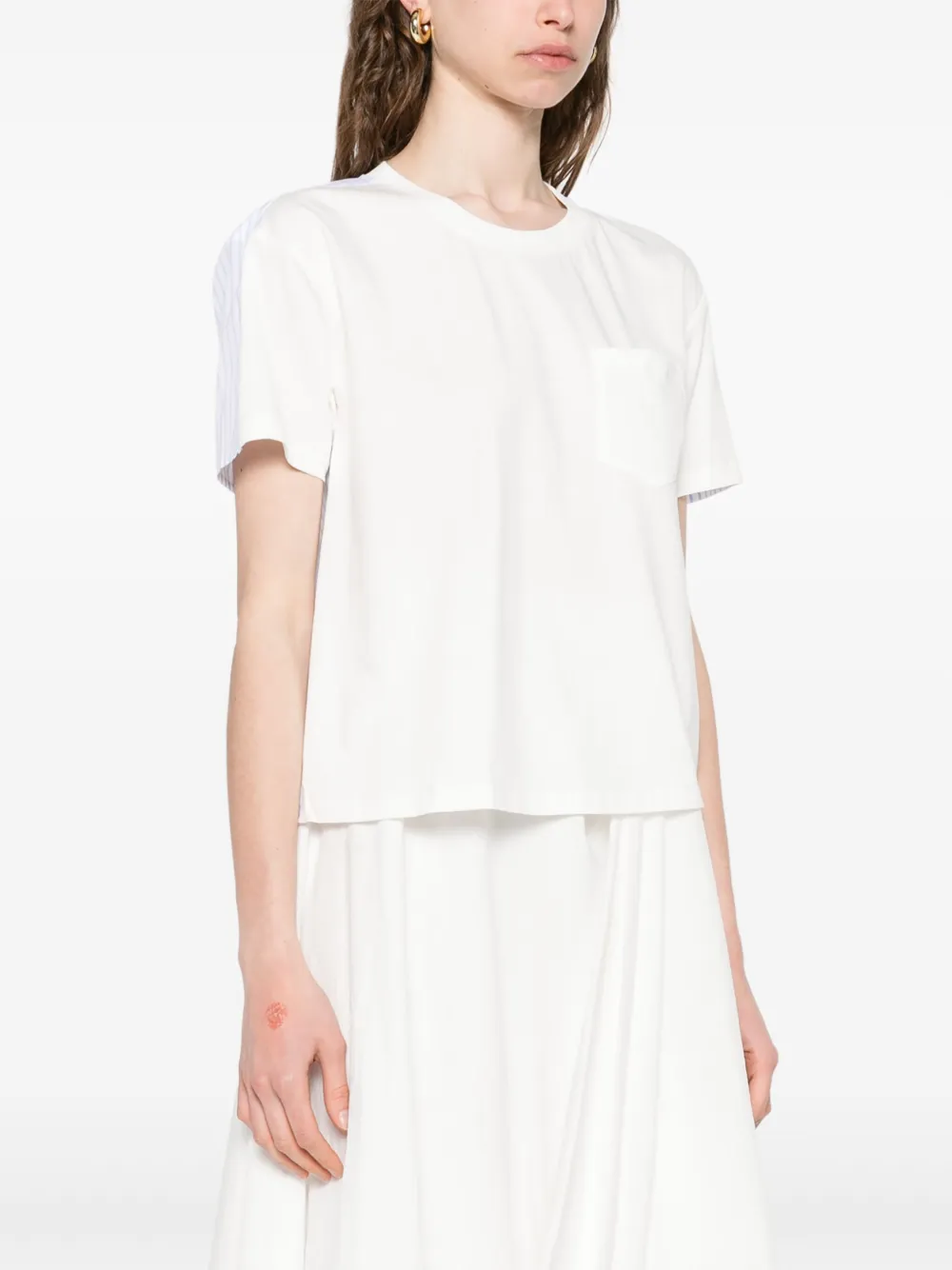 TWINSET T-shirt met vlakken Wit