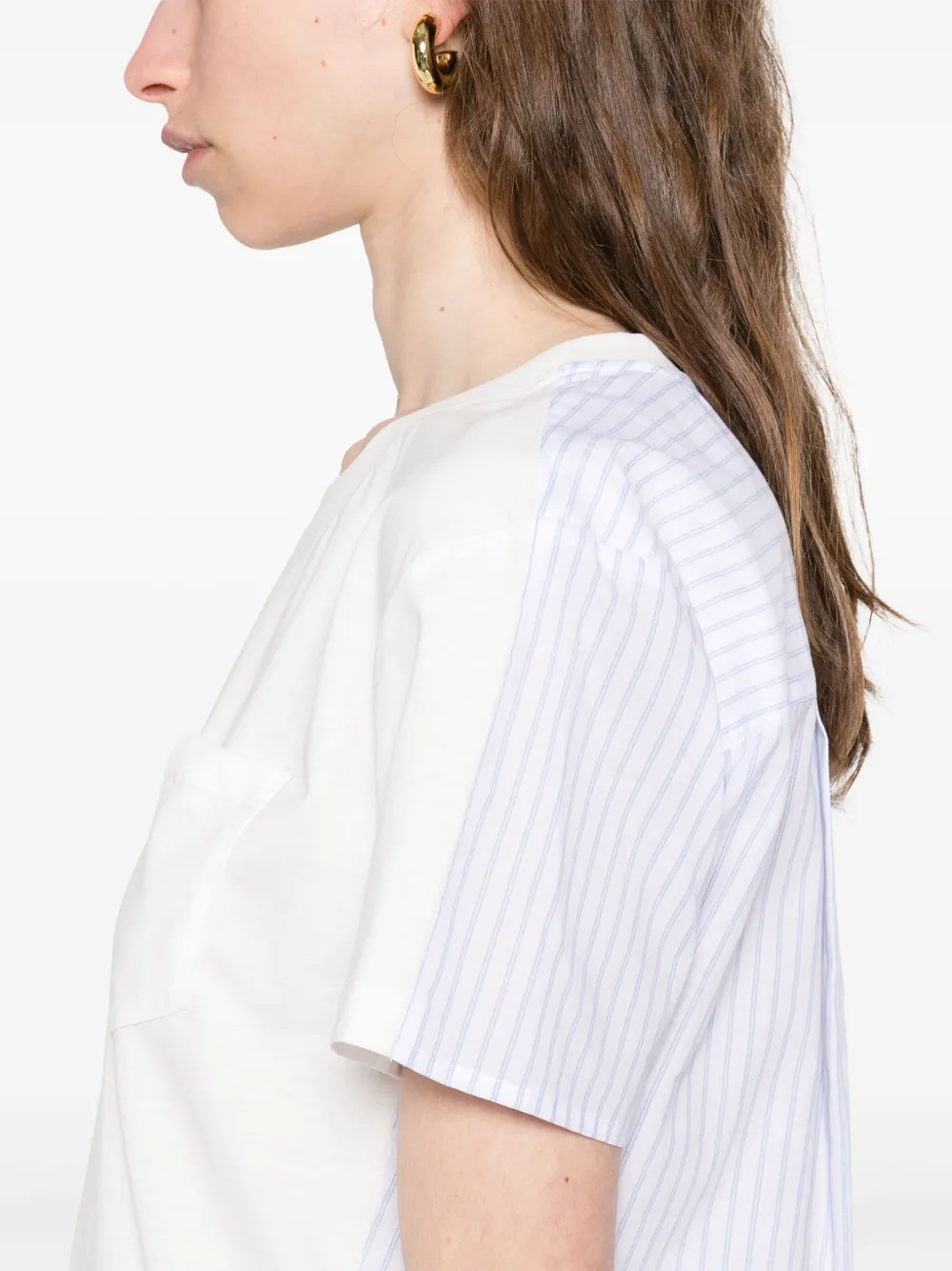 TWINSET T-shirt met vlakken Wit
