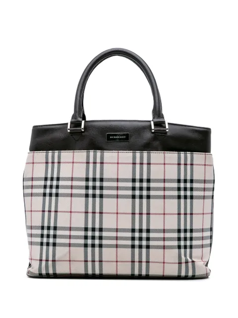 Burberry Pre-Owned 2000-2017 House Check Canvas tote bag
