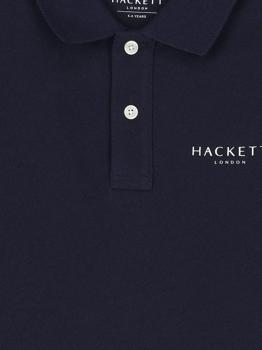 Hackett Kids Poloshirt met logo Blauw
