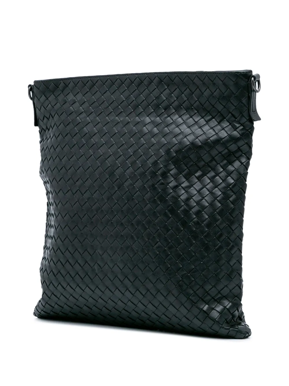 Pre-owned Bottega Veneta 2012-2024 Leather Intrecciato Crossbody Bag