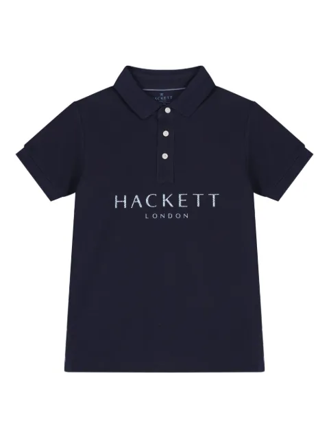 Hackett Kids playera tipo polo de algodón con logo