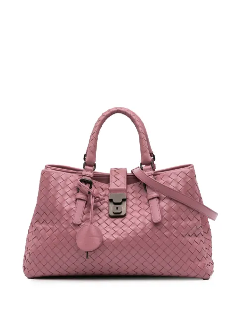 Bottega Veneta Pre-Owned bolsa satchel Nappa Intrecciato Roma pequeña 2012-2024