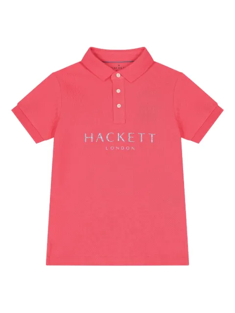 Hackett Kids cotton logo polo shirt