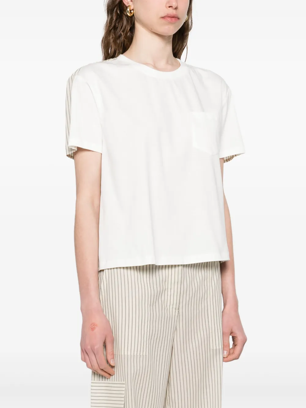 TWINSET T-shirt met vlakken Wit