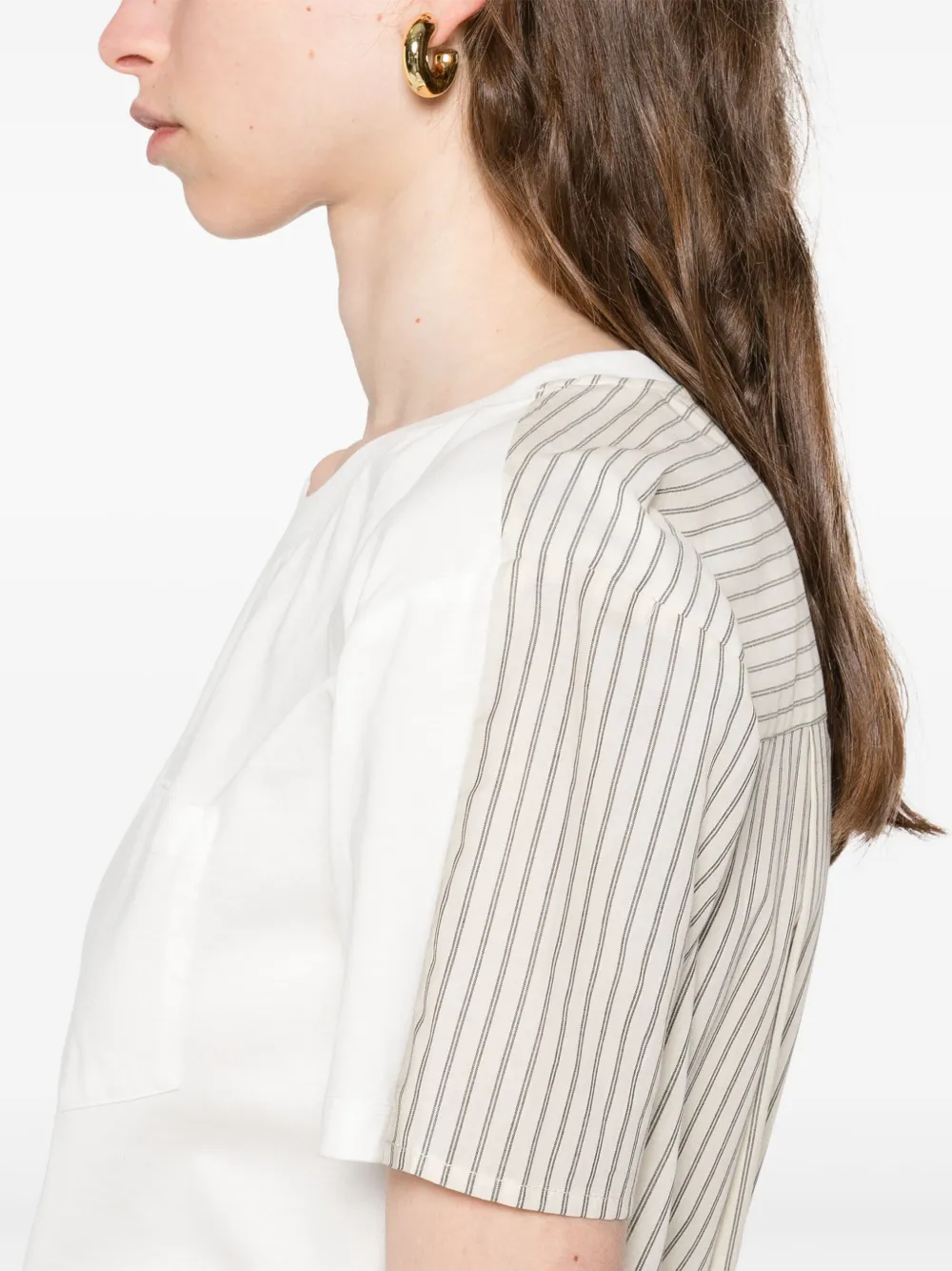 TWINSET T-shirt met vlakken Wit