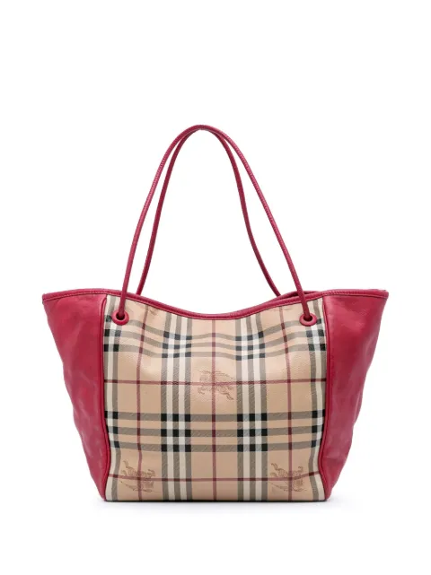 Burberry Pre-Owned 2000-2017 Small Haymarket Check Coated Canvas Canterbury tote bag