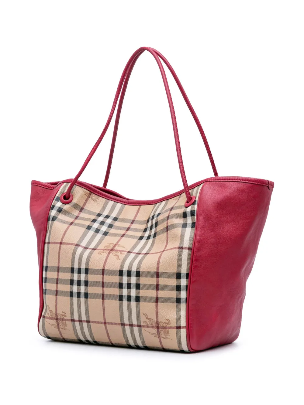 Burberry Pre-Owned 2000-2017 Small Haymarket Check Coated Canvas Canterbury tote bag | Pre-Owned | Image 2