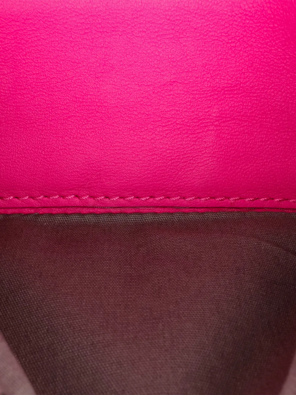 Pre-owned Bottega Veneta 2012-2024 Leather Intrecciato Chain Flap Crossbody Bag