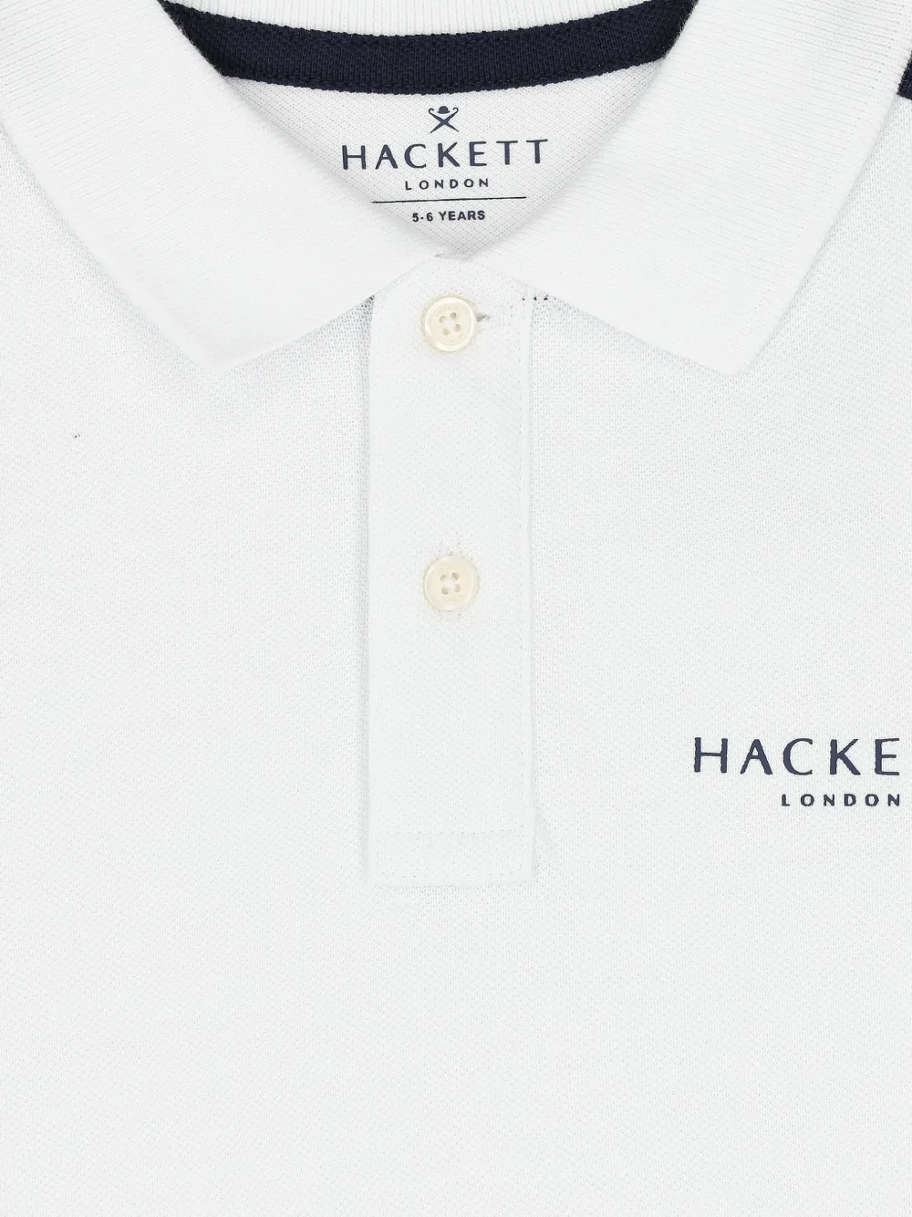 Hackett Kids Poloshirt met logo Wit