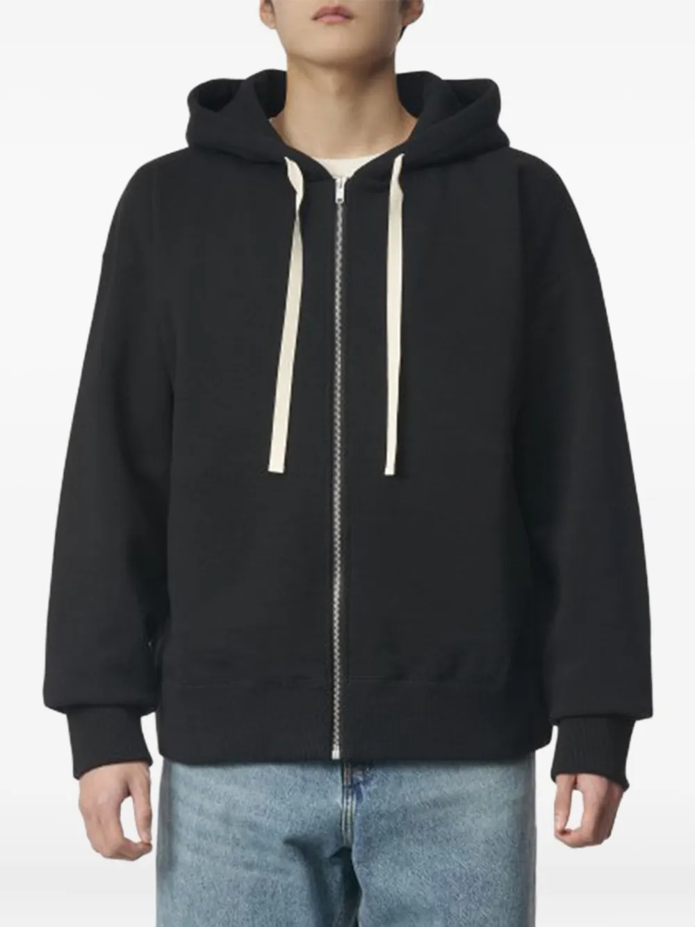 Jil Sander hoodie con cierre | negro | Image 1