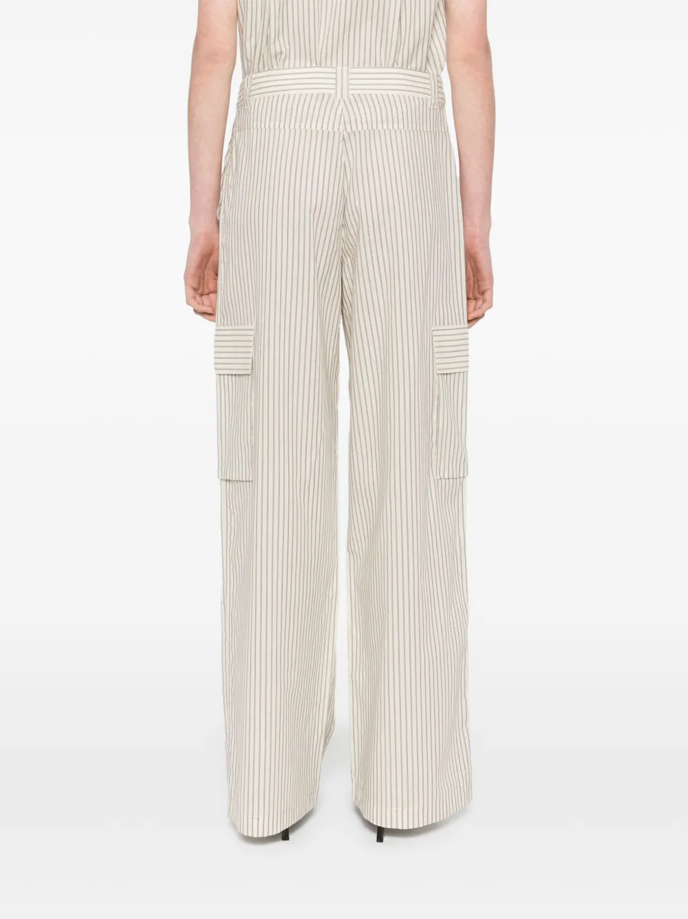 TWINSET STRIPED TROUSERS