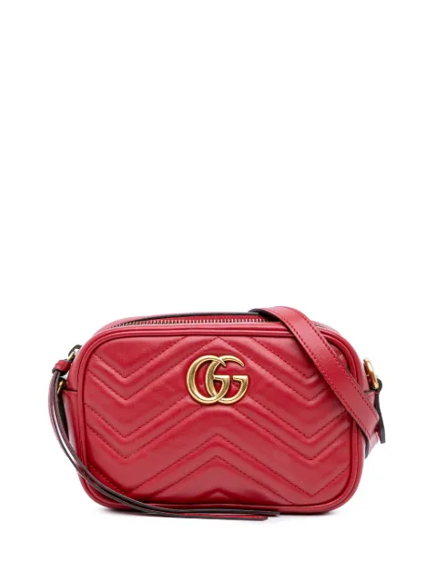 Gucci Pre-Owned 2016-present Mini GG Marmont Matelasse Leather crossbody bag