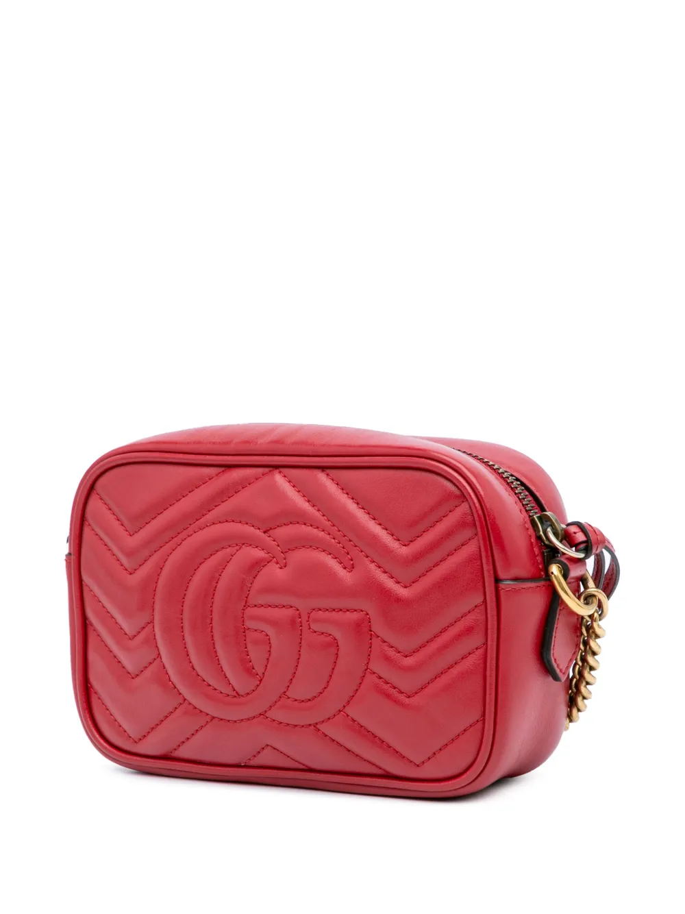 Gucci Pre-Owned 2016-present Mini GG Marmont Matelasse Leather crossbody bag | Pre-Owned | Image 2