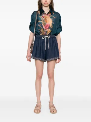 Tシャツ・カットソー Zimmermann FW25 Zimmermann Top (3548TSS255 TLBLBTFLO) 2025 collections - Shirts WOMAN ZIMMERMANN - Ancote