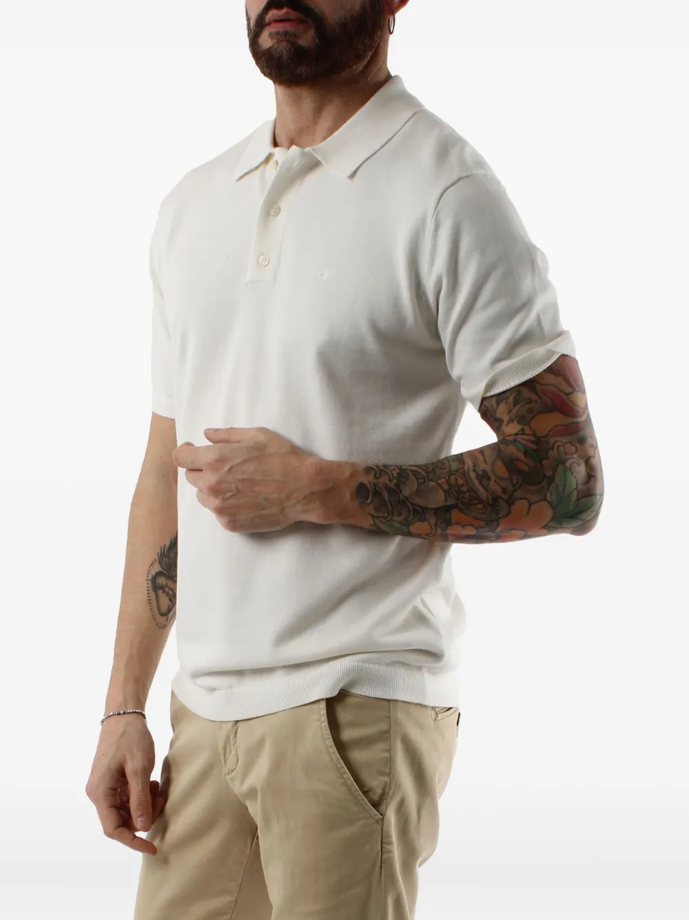 Calvin Klein Katoenen poloshirt Wit
