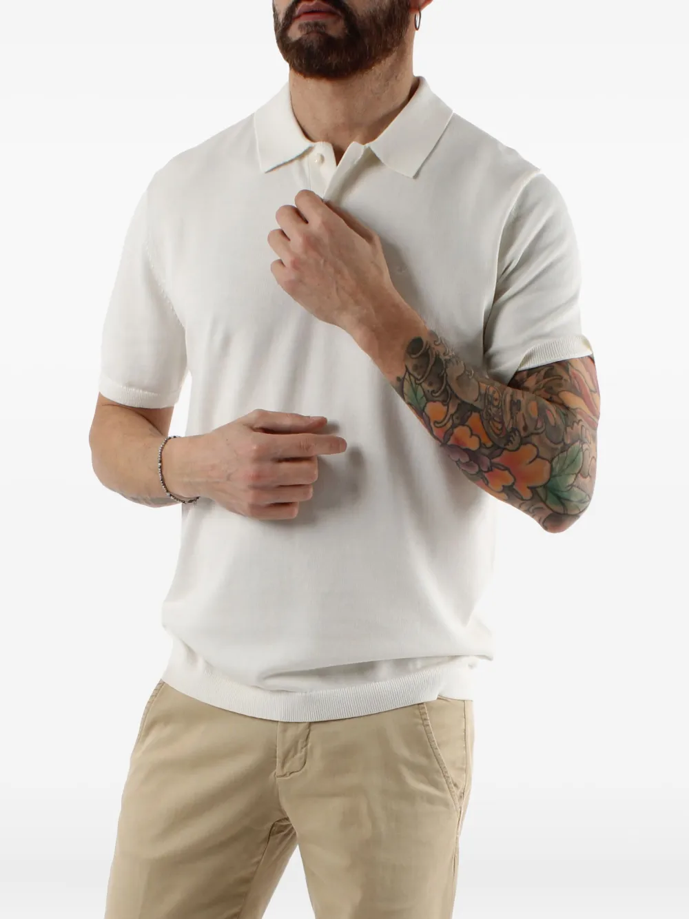 Calvin Klein Katoenen poloshirt Wit