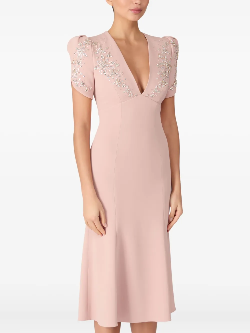 Jenny Packham Rose Bud jurk - Roze