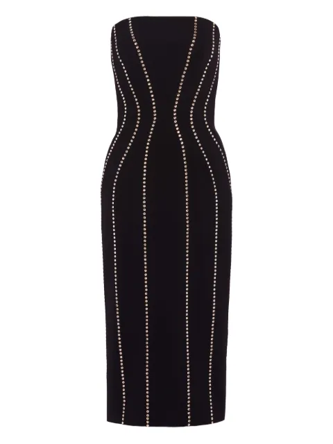 Jenny Packham Verity strapless studded midi dress