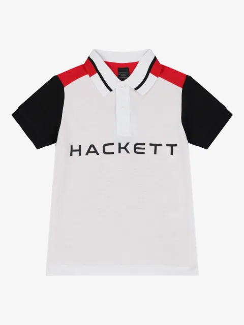 Hackett Kids قميص بولو بشعار الماركة