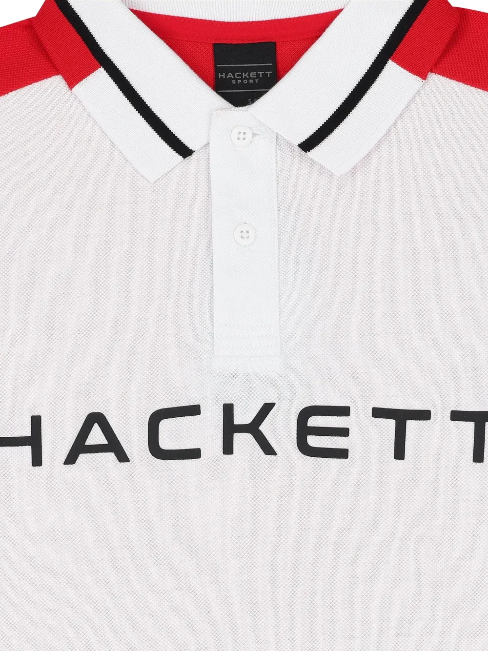 Hackett Kids Poloshirt met logo Wit