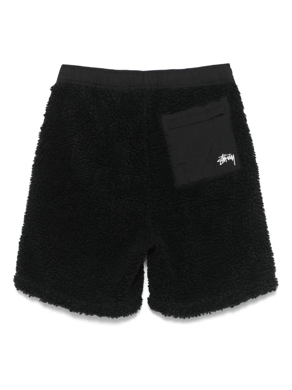 Stüssy Shorts met elastische tailleband Zwart