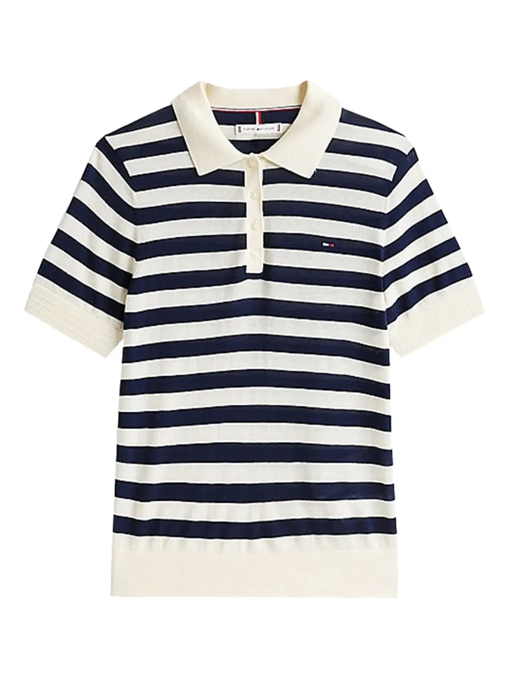 Tommy Hilfiger striped polo shirt - ブルー Tommy Hilfiger striped polo shirt - ブルー