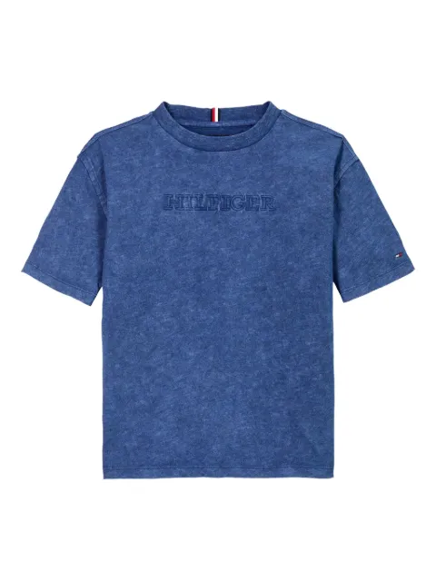 Tommy Hilfiger Junior تيشيرت مطرز بشعار الماركة
