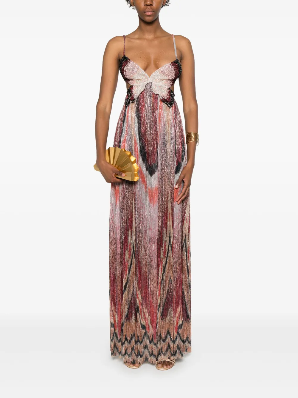 Patricia Bonaldi Papillon Butterfly dress - Oranje