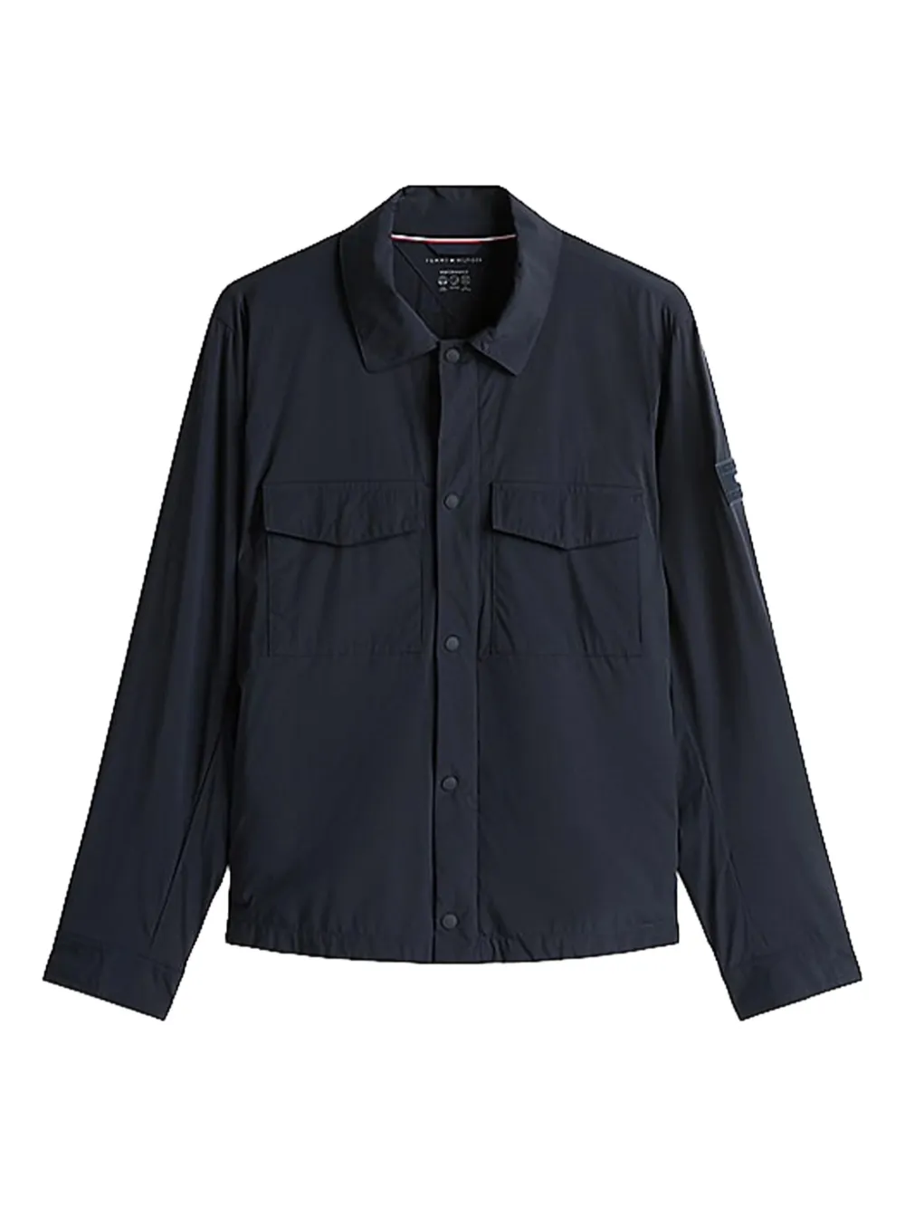 Tommy Hilfiger zip-up shirt - ブルー Tommy Hilfiger zip-up shirt - ブルー