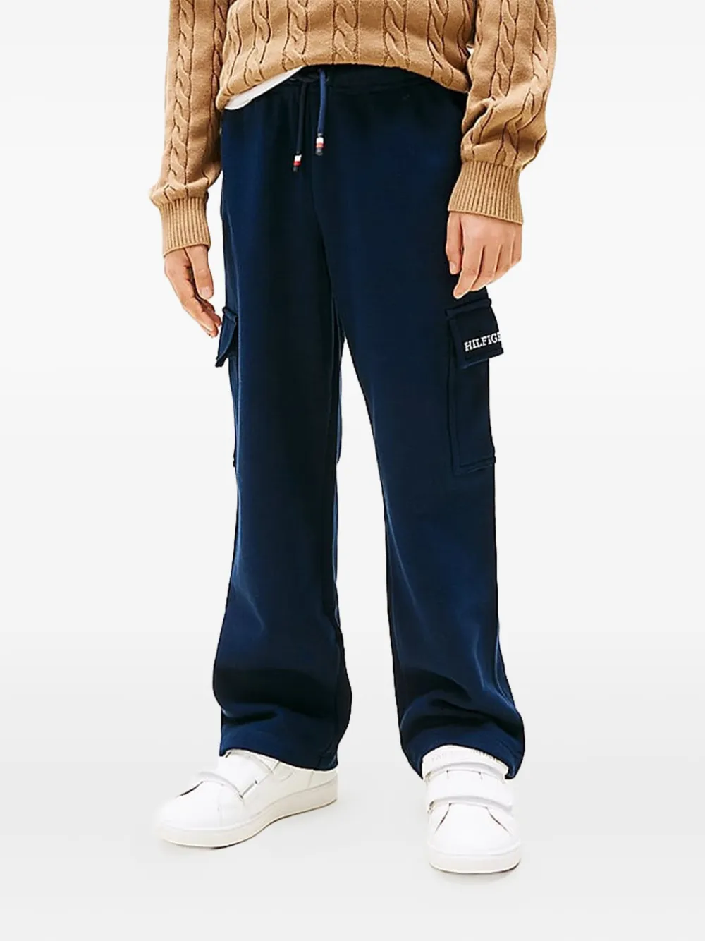 Tommy Hilfiger Junior Katoenen broek Blauw