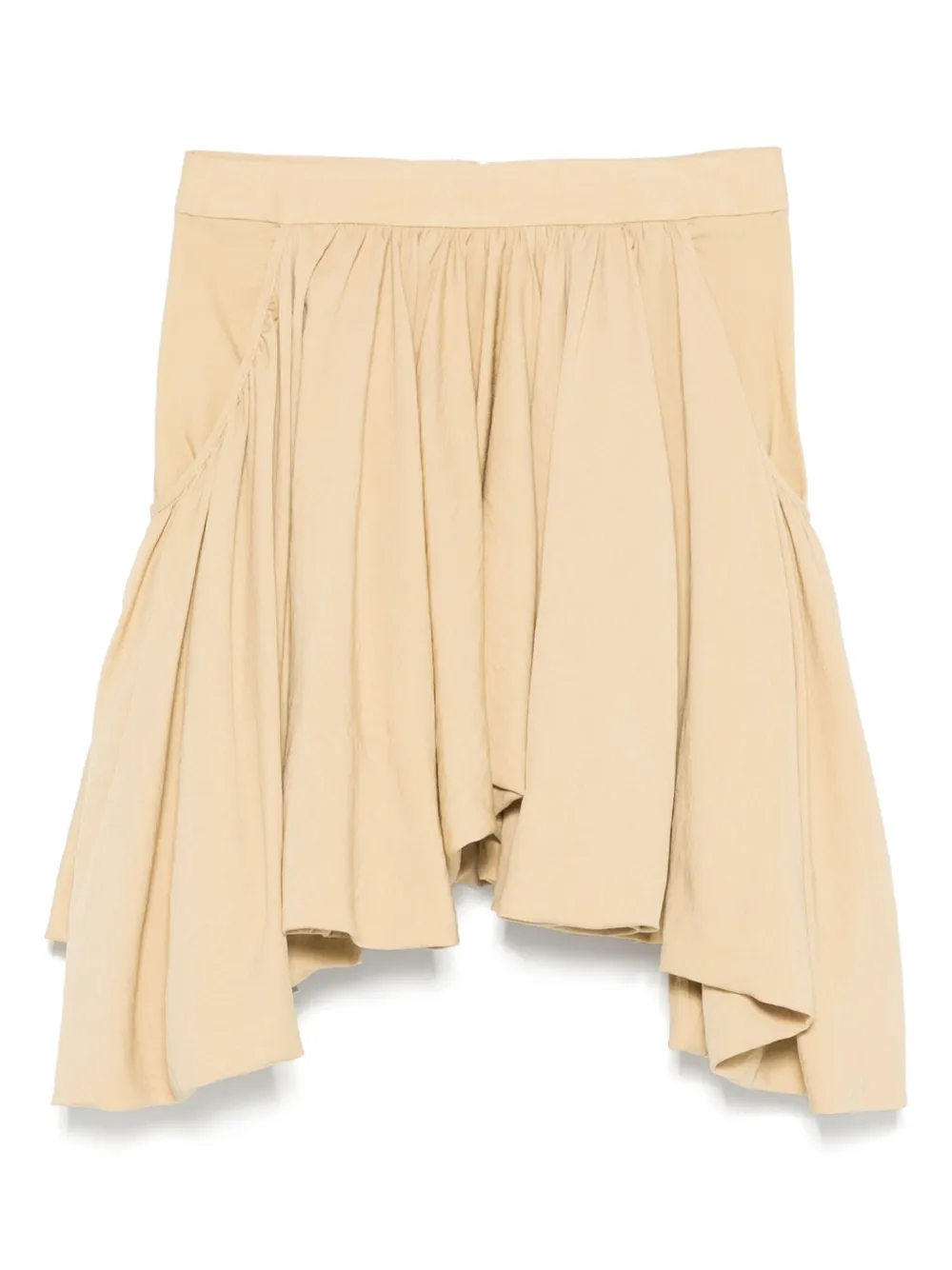 RABANNE ASYMMETRIC MINI SKIRT