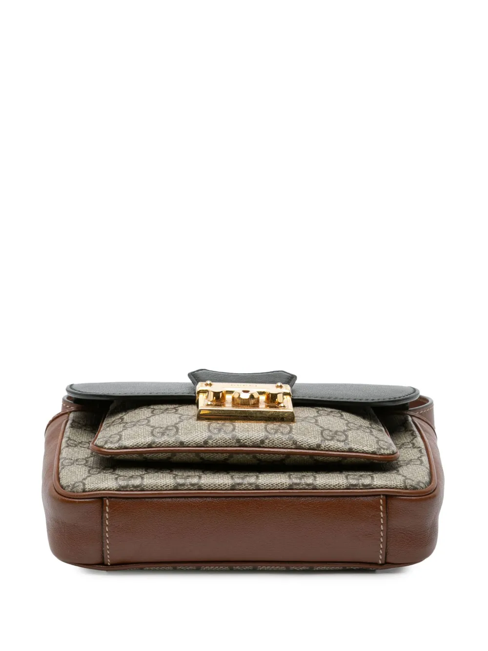 Gucci Pre-Owned Borsa a tracolla mini in tessuto GG Supreme e pelle di vitello con lucchetto, battente e tasca 2016-2024 | Borse Pre-owned | Image 3