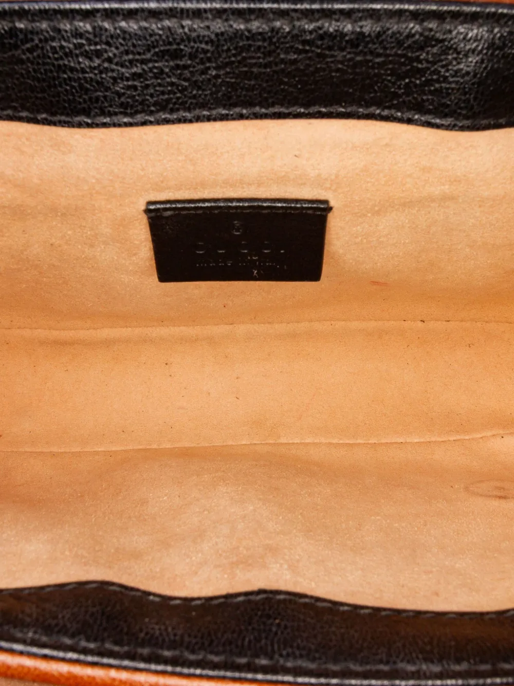 Gucci Pre-Owned Borsa a tracolla mini in tessuto GG Supreme e pelle di vitello con lucchetto, battente e tasca 2016-2024 | Pre-owned | Image 4