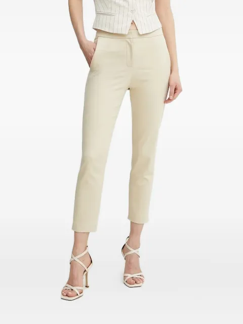 Patrizia Pepe logo-plaque cropped tailored trousers