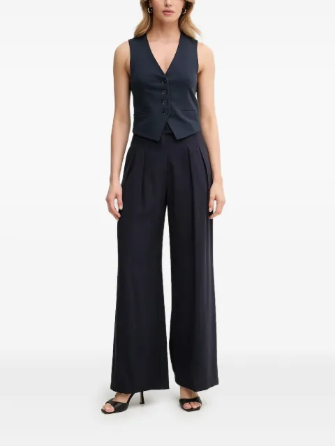 Patrizia Pepe button-fastening sleeveless waistcoat