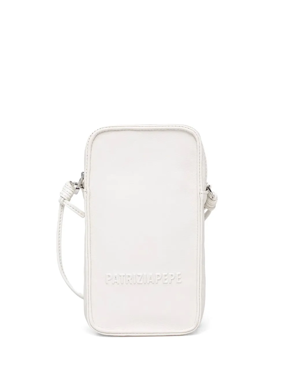 logo-embossed crossbody bag