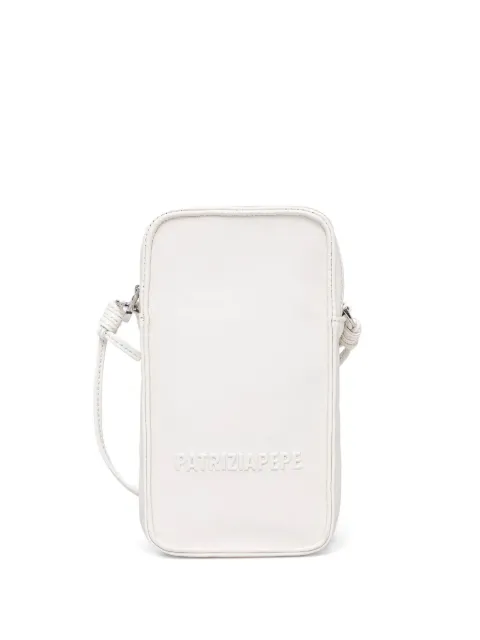 Patrizia Pepe logo-embossed crossbody bag