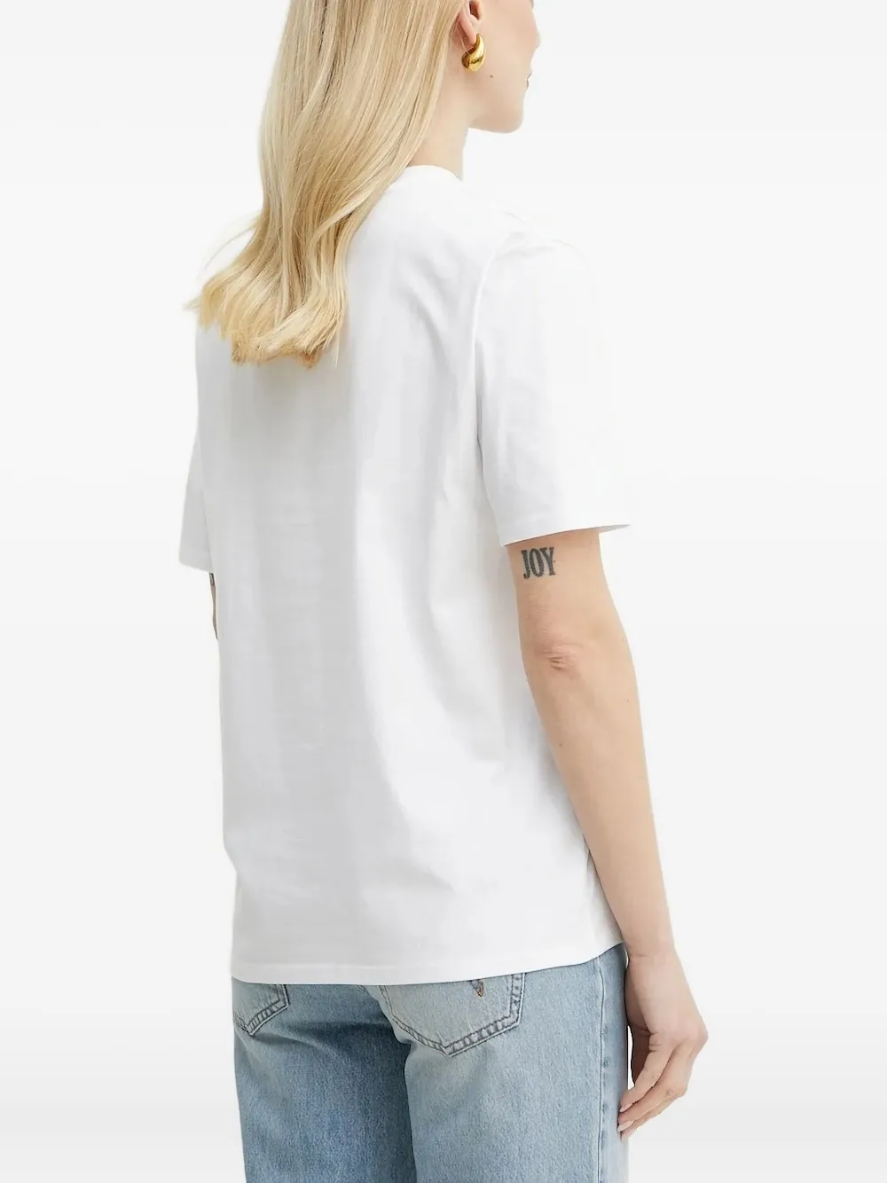 Patrizia Pepe printed crew-neck T-shirt | Branco | Image 1