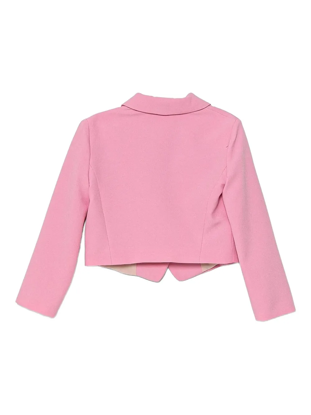 Patrizia Pepe girl cropped single-button blazer | Girls Bomber Jackets | Image 2