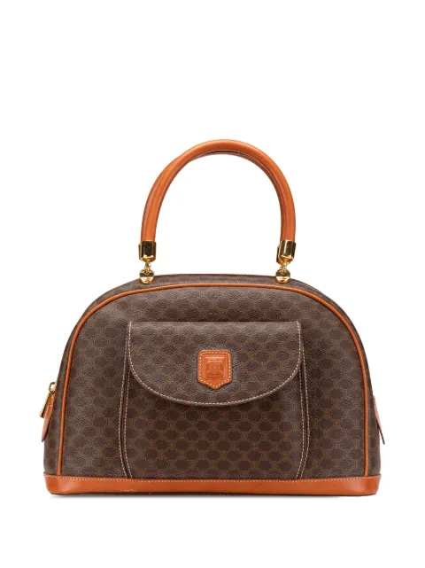 Céline Pre-Owned bolsa de mano Dome de lona con motivo Macadam y asa superior 1997