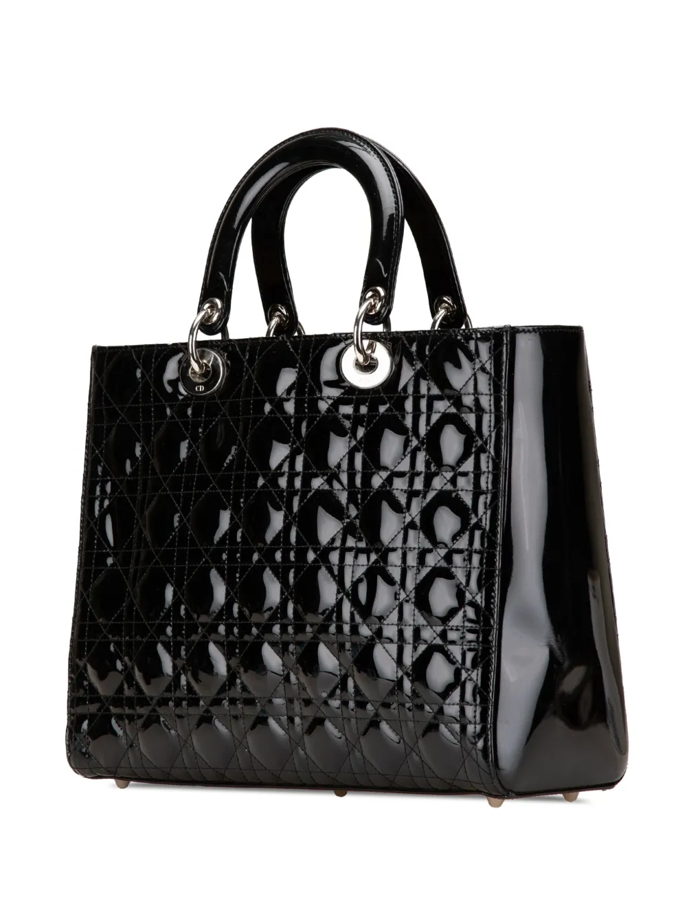 Christian Dior Pre-Owned 2009 große Umhängetasche aus Lackleder | Pre-owned & Archive | Image 2