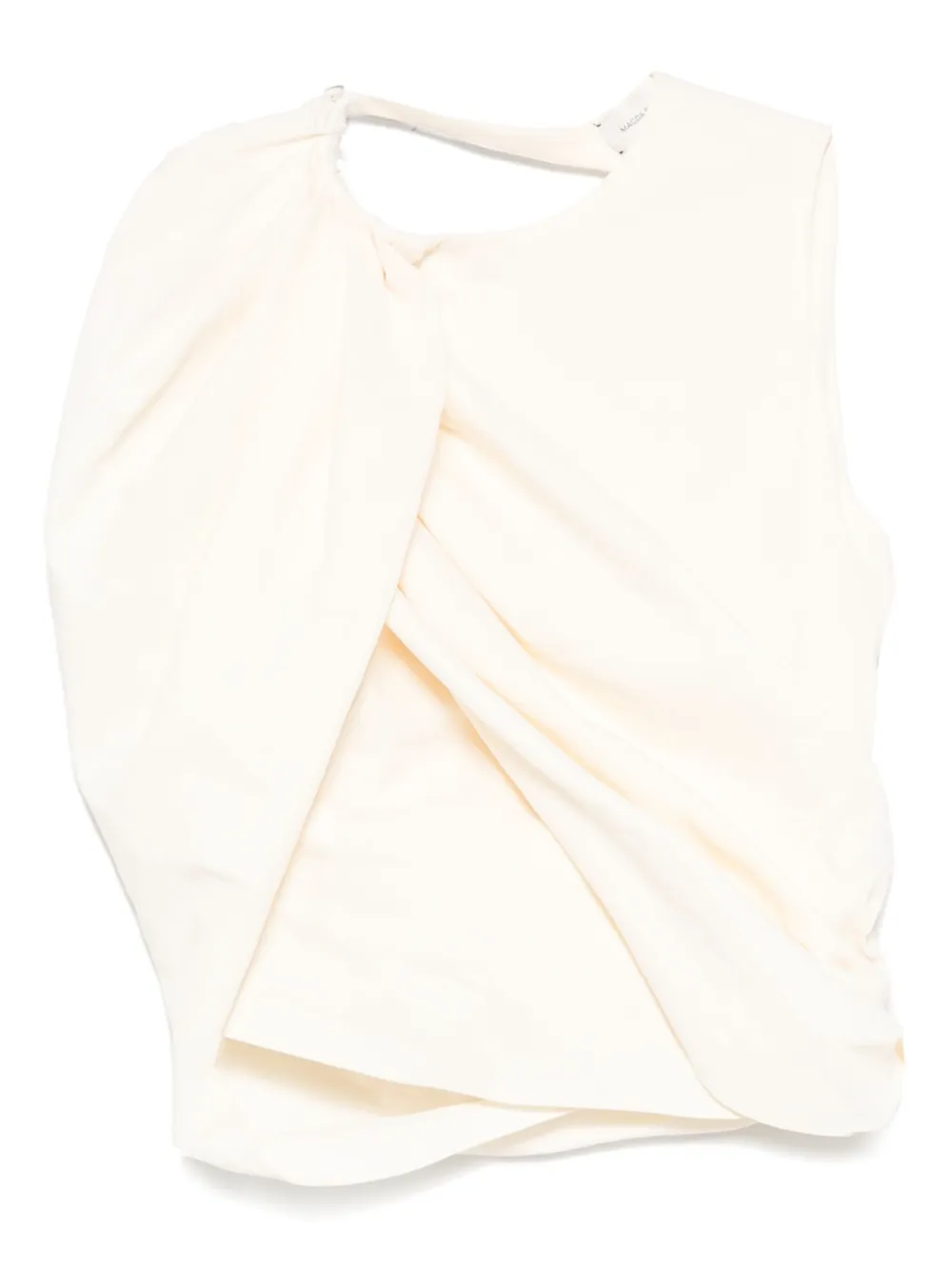Magda Butrym asymmetric draped top | Neutrals | Image 1