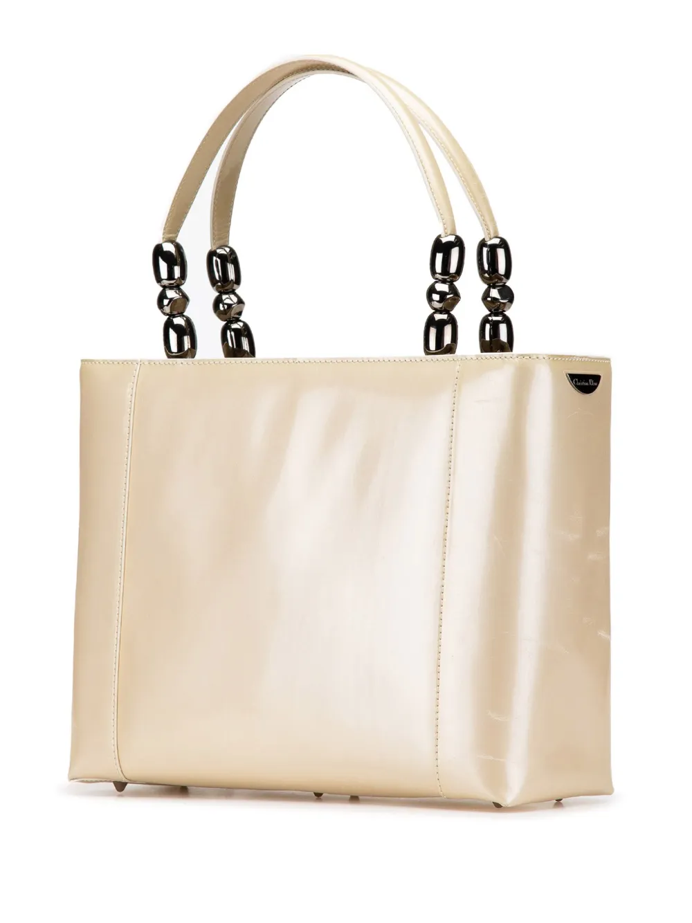 Christian Dior Pre-Owned bolsa satchel Malice de charol con efecto perlado 2000 | Estilos de archivo | Image 2