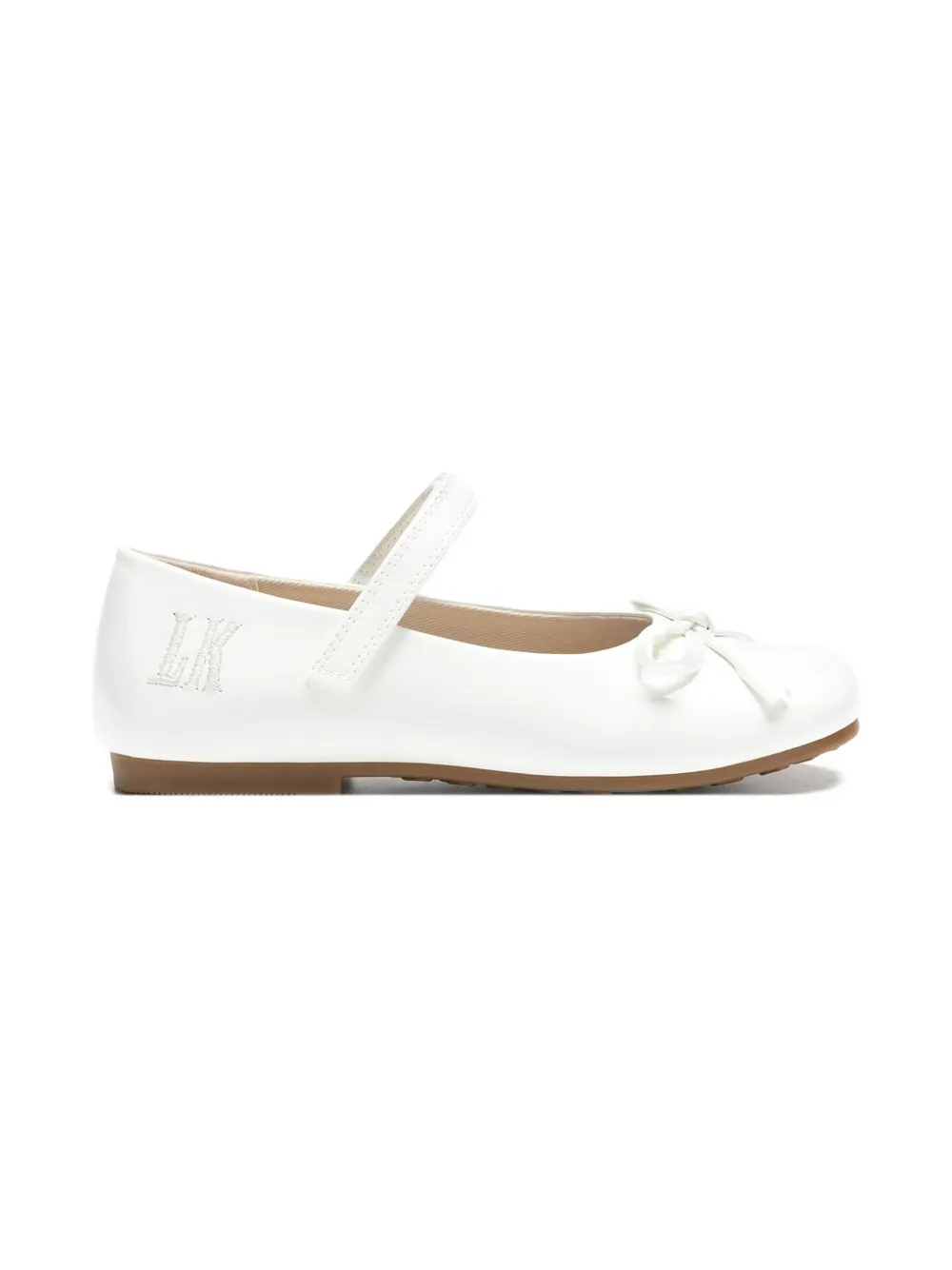Lelli Kelly leather ballerina shoes Wit