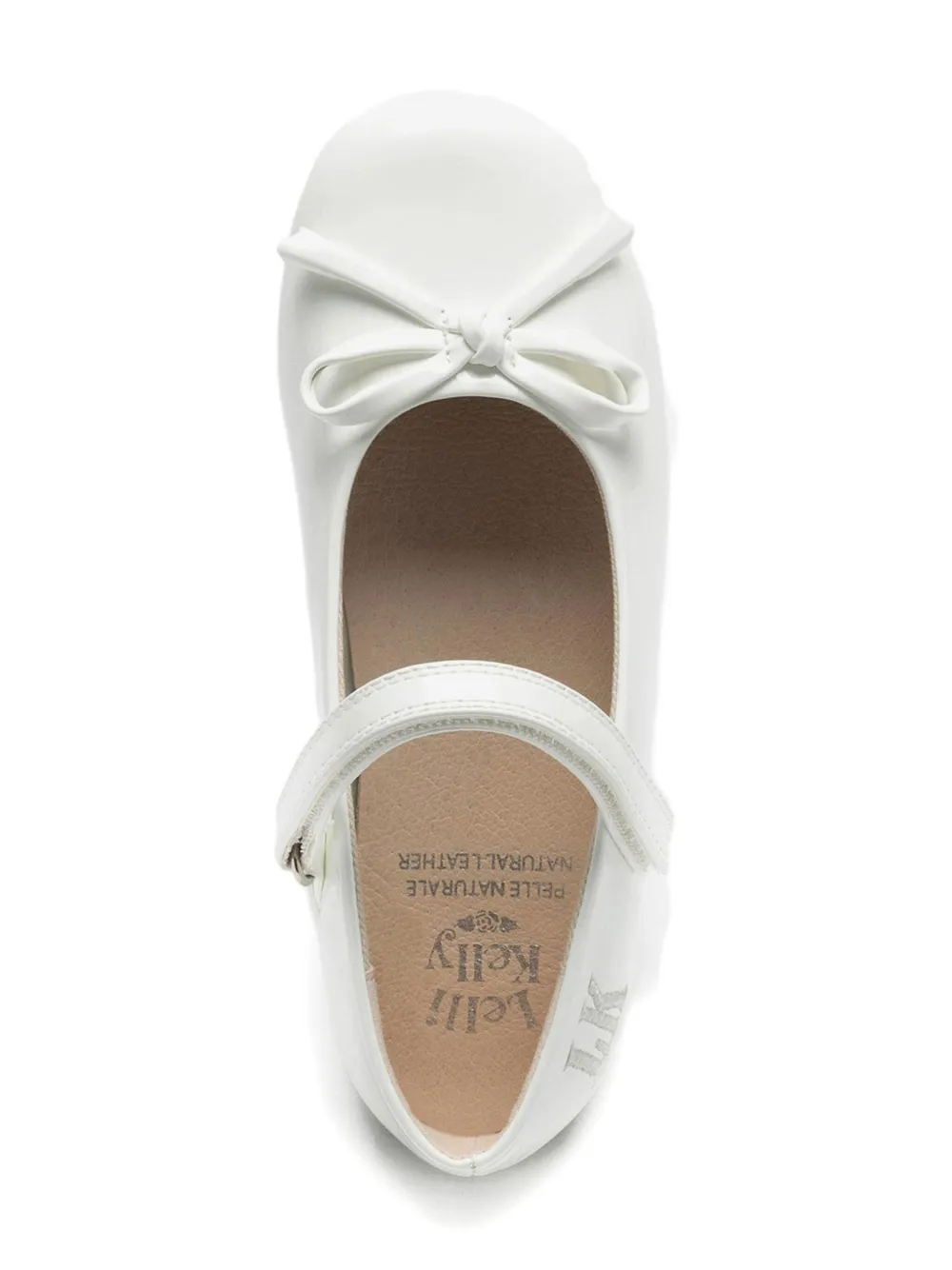 Lelli Kelly leather ballerina shoes White
