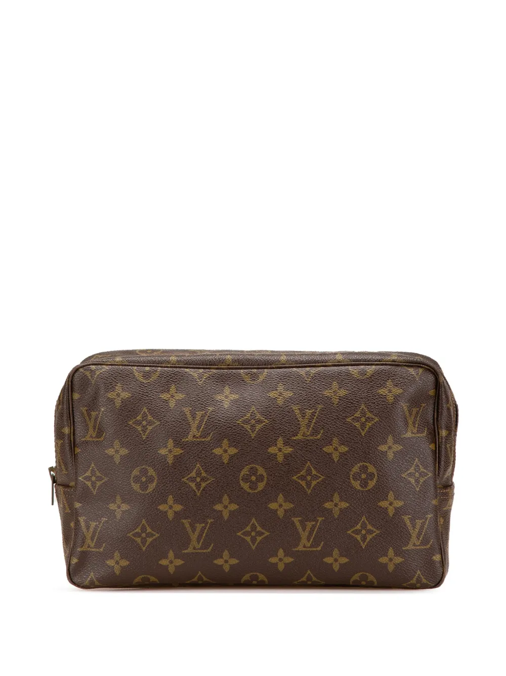 Louis Vuitton Pre-Owned 1983 モノグラム トゥルース トワレット 28 クラッチバッグ - ブラウン Louis Vuitton Pre-Owned 1983 モノグラム トゥルース トワレット 28 クラッチバッグ - ブラウン